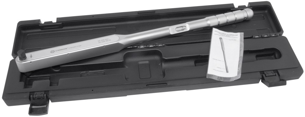 Carbon CTWABD-3-300 Ключ динамометрический алюминиевый со сквозным приводом, 1/2"DR, 50-300 Нм, погрешность пр.+/-3% CTWABD-3-300