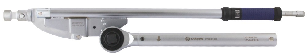 Carbon CTWBD-5-800 Ключ динамометрический переломного типа со сквозным приводом, 1"DR, 200-800 Нм, погрешность пр.+/-4% CTWBD-5-800
