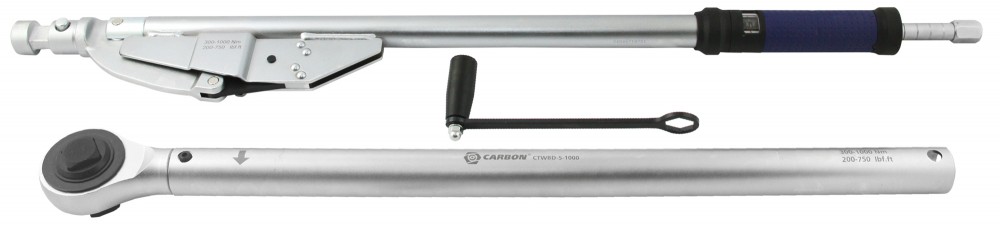 Carbon CTWBD-5-1000 Ключ динамометрический переломного типа со сквозным приводом, 1"DR, 300-1000 Нм, погрешность пр.+/-4% CTWBD-5-1000
