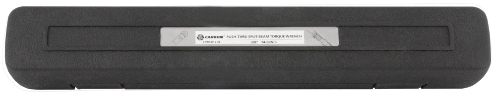 Carbon CTWSBP-2-68 Ключ динамометрический беспружинный со сквозным приводом, 3/8"DR, 14-68 Нм, погрешность пр.+/-4% CTWSBP-2-68