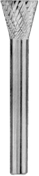 Carbon CRUBSN06161661-2 Борфреза твердосплавная с обратным конусом, тип N, 16 мм, двойная насечка, хвостовик 6 мм, в боксе CRUBSN06161661-2