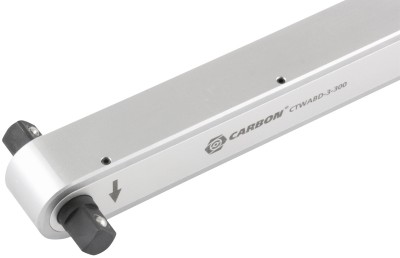 Carbon CTWABD-3-300 Ключ динамометрический алюминиевый со сквозным приводом, 1/2"DR, 50-300 Нм, погрешность пр.+/-3% CTWABD-3-300
