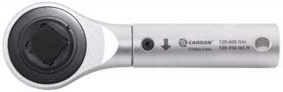 Carbon CTWBD-5-600 Ключ динамометрический переломного типа со сквозным приводом, 1"DR, 120-600 Нм, погрешность пр.+/-4% CTWBD-5-600